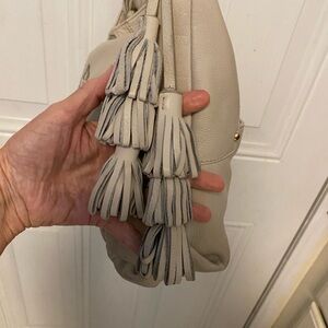 Isabella Fiore Cream and taupe 3 way bag.